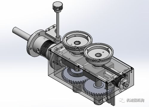 caja de齿轮传动箱3d图纸 step格式